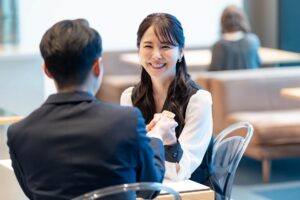 結婚相談所ジュブレ。お見合い中