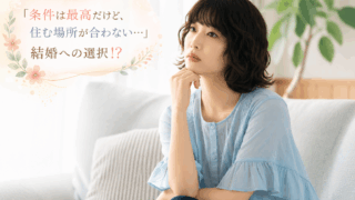 結婚相談所ジュブレ。結婚で住居変更できるか悩む婚活女性