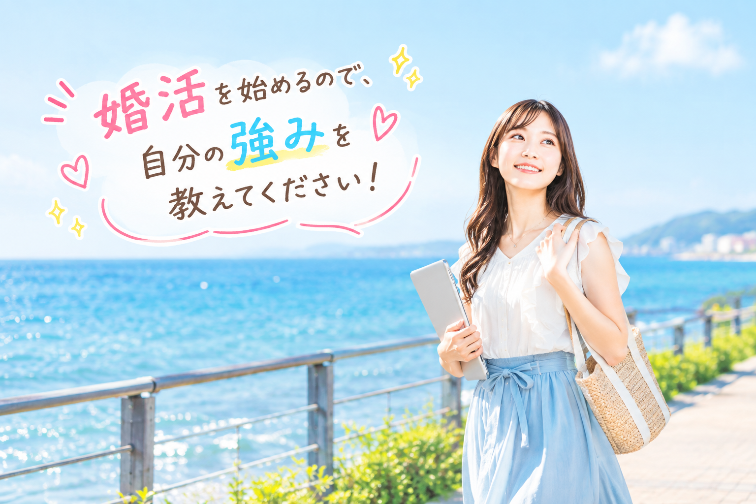 結婚相談所ジュブレ。 婚活を始めるので、自分の強みを教えてください！懇願する婚活女子