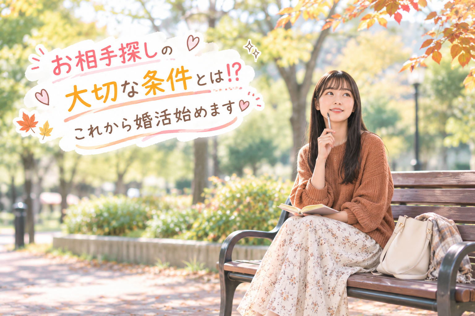 結婚相談所ジュブレ。お相手探しの大切な条件とは⁉これから婚活始めます